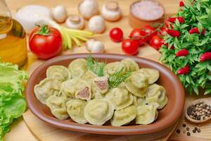 Пельмені Шпинатні з телятини Пельмені Шпинатні з телятини